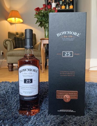 Bottle of Bowmore 25 Year Old Whisky